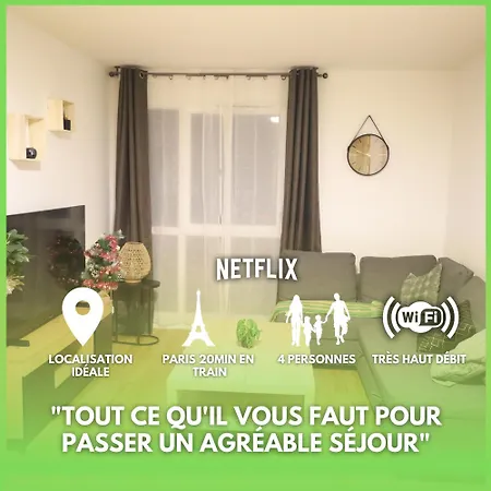Le Cocon Lumineux A 20mn De Paris Et Orly * Vigneux-sur-Seine
